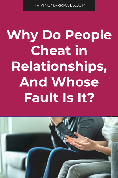 why do people cheat